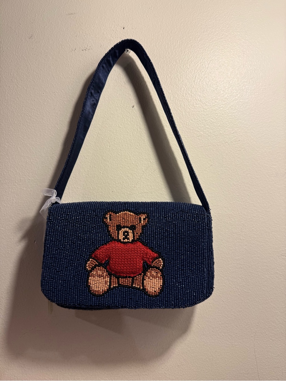Beaded Teddy Bear Bag
